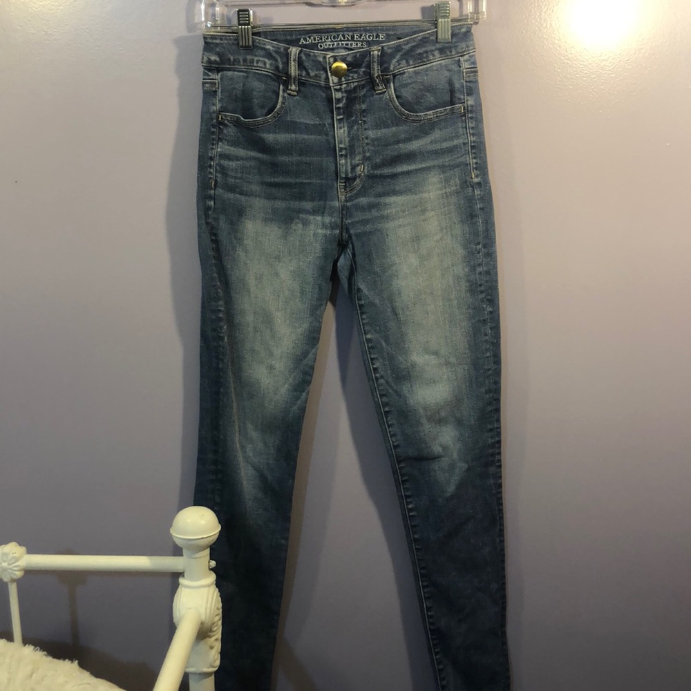 Hi-rise jeggings